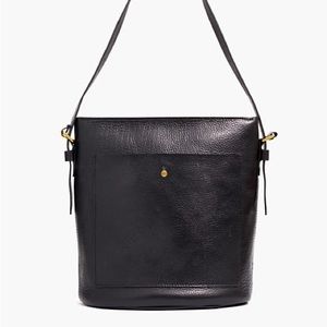 Madewell Leather Bucket Bag - Black